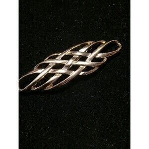 Vintage Monet Basket Weave Pin